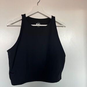 NWOT Madewell Crop with Shelf Bra